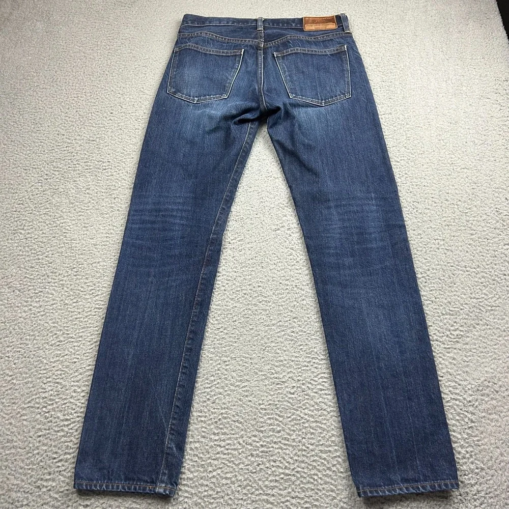 J. Crew Kaihara Japanese Selvedge Jeans Mens fits 30x32 Blue 770 Slim Straight